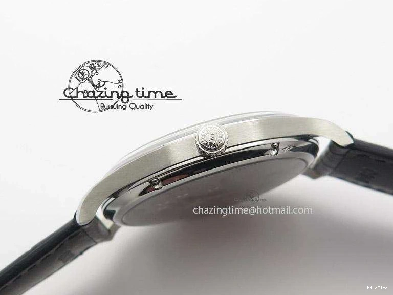 MIROTIME 0417 Sustainable Portuguese IW545408 White Dial ZF 1:1 Best Edition On Dark Blue Leather Strap 7335